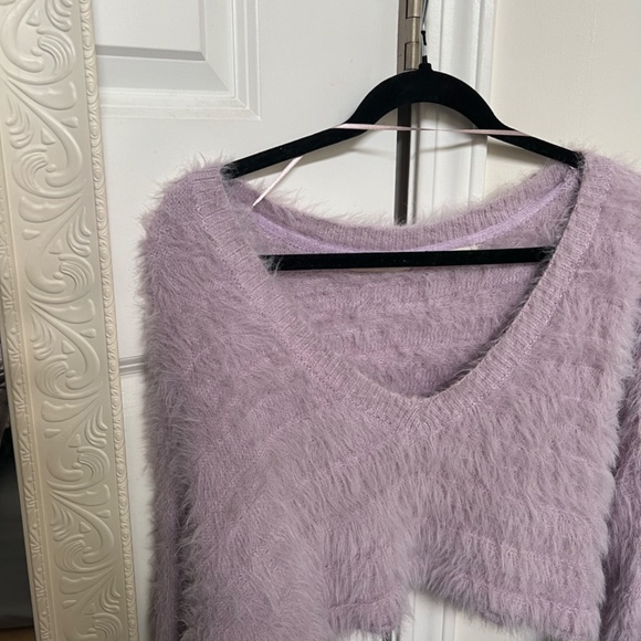 Urban Outfitters Fuzzy Purple Sweater - Picture 7 of 7